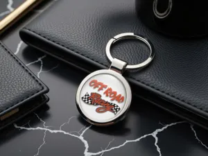 Porte-Clés Coach Acrylique Force Acier